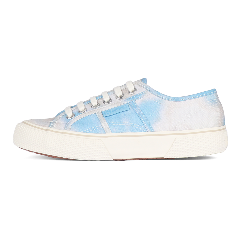 Superga 2490 Bold Tie Dye Blue Light Tan