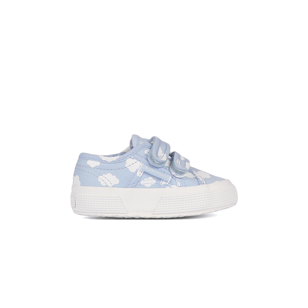 Superga 2750 Junior Straps Clouds Print Light Blue