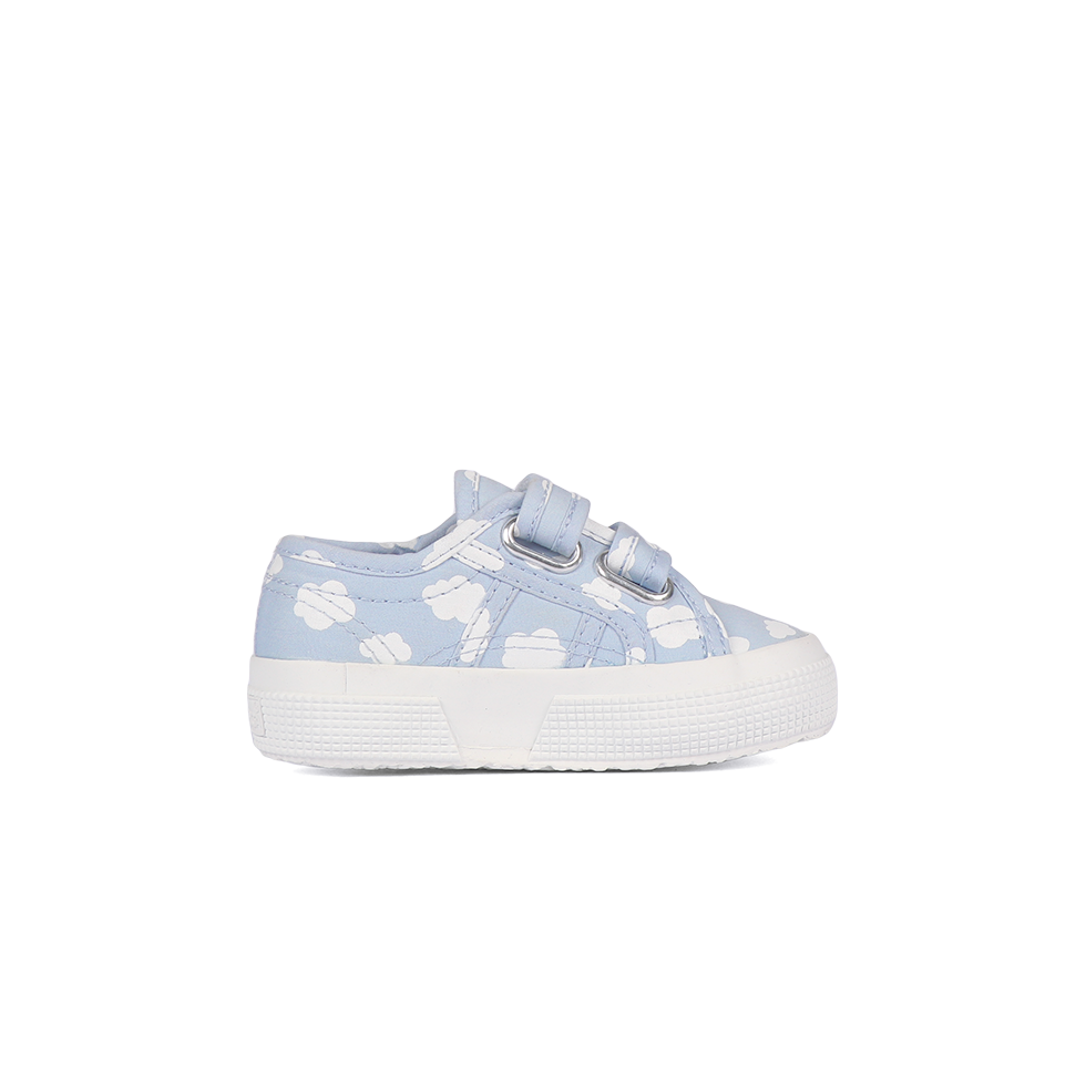 Superga 2750 Junior Straps Clouds Print Light Blue