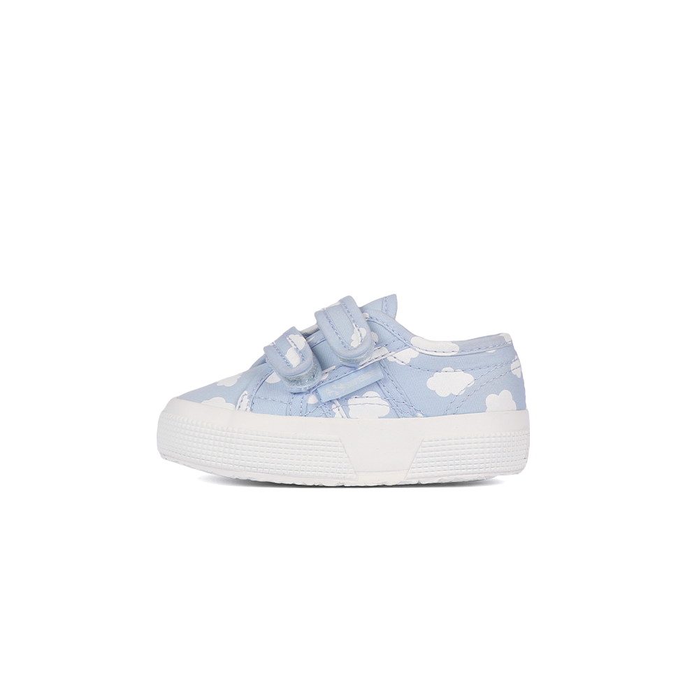 Superga 2750 Junior Straps Clouds Print Light Blue