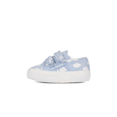 Superga 2750 Junior Straps Clouds Print Light Blue