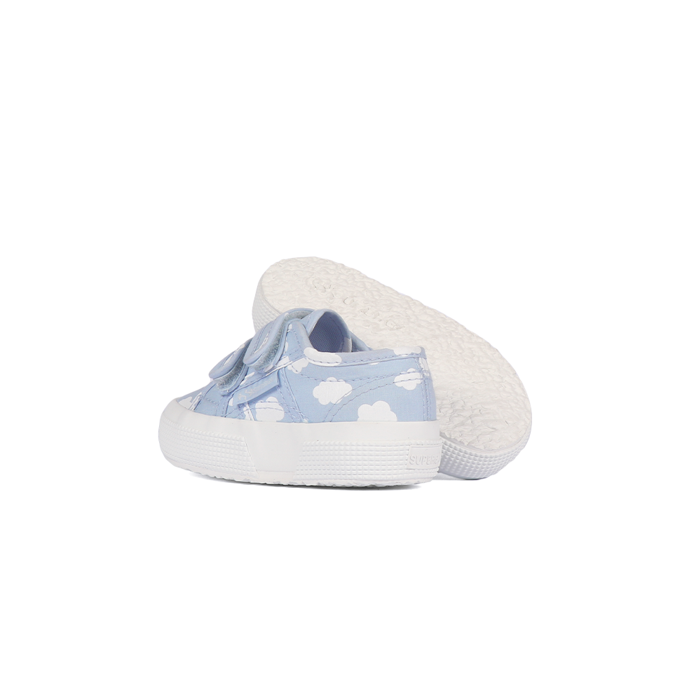 Superga 2750 Junior Straps Clouds Print Light Blue