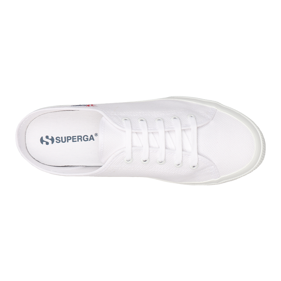 Superga 2401 Nude Mule White