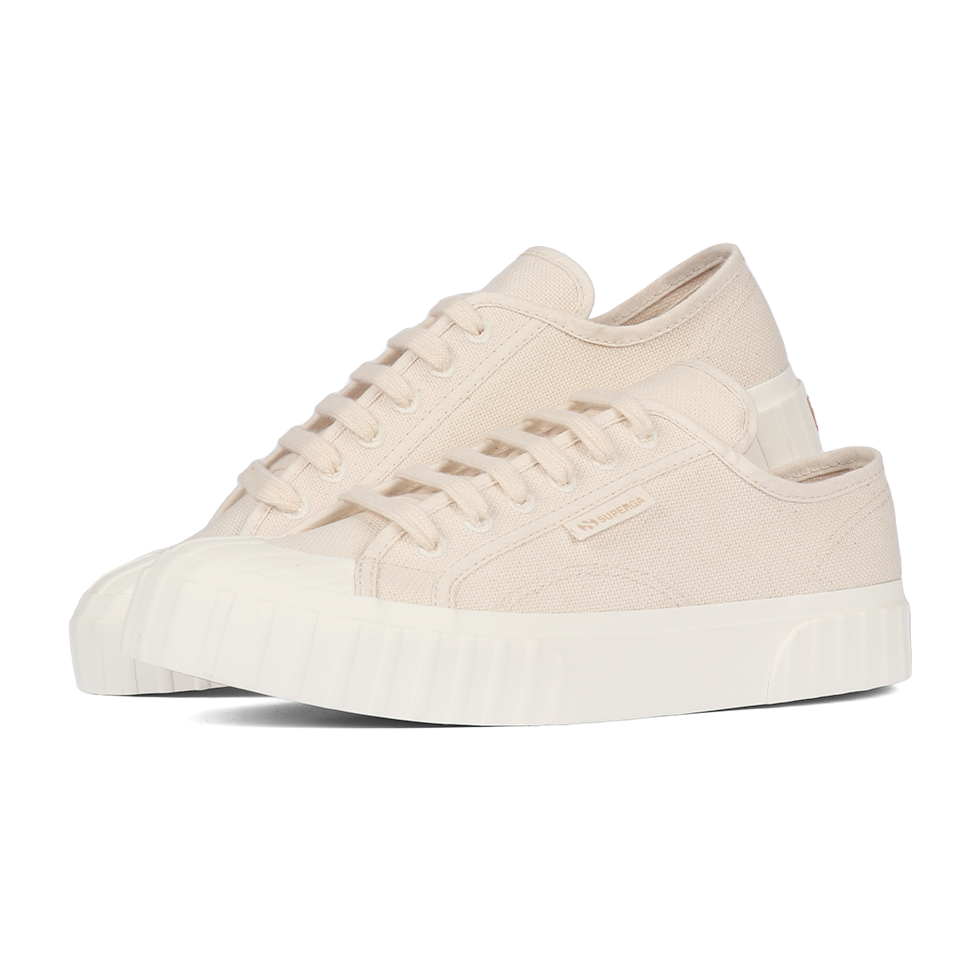 Superga 2630 Stripe Organic Beige Raw