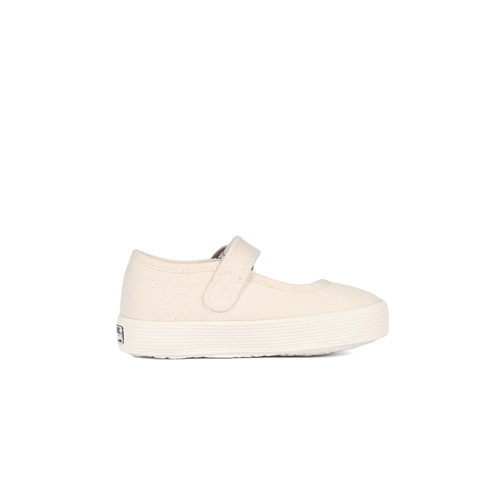 Superga 2452 Junior Mary Jane Beige Raw Full Avorio