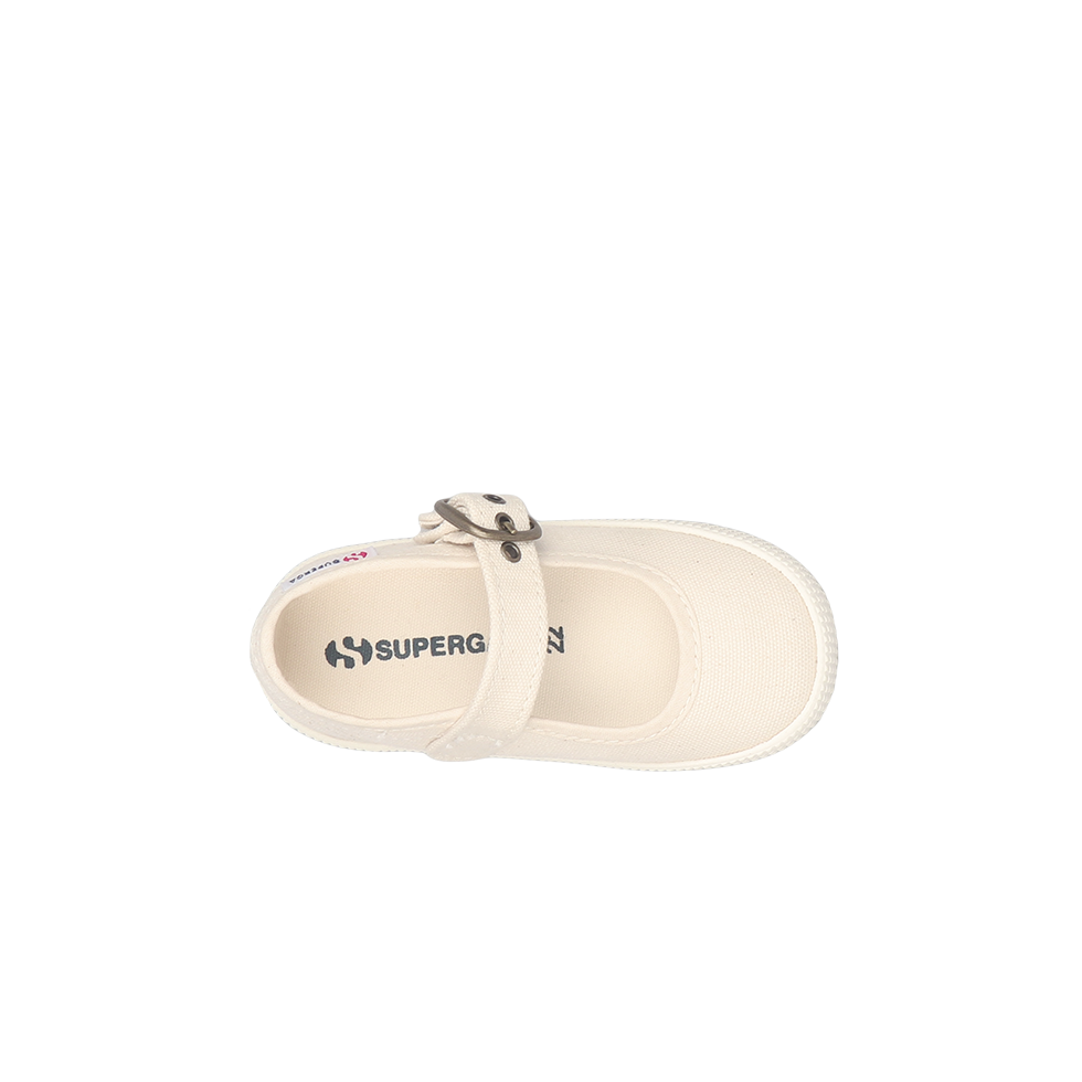 Superga 2452 Junior Mary Jane Beige Raw Full Avorio