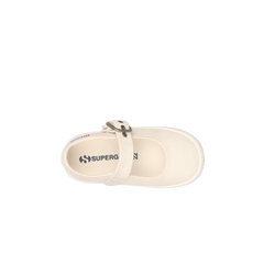 Superga 2452 Junior Mary Jane Beige Raw Full Avorio