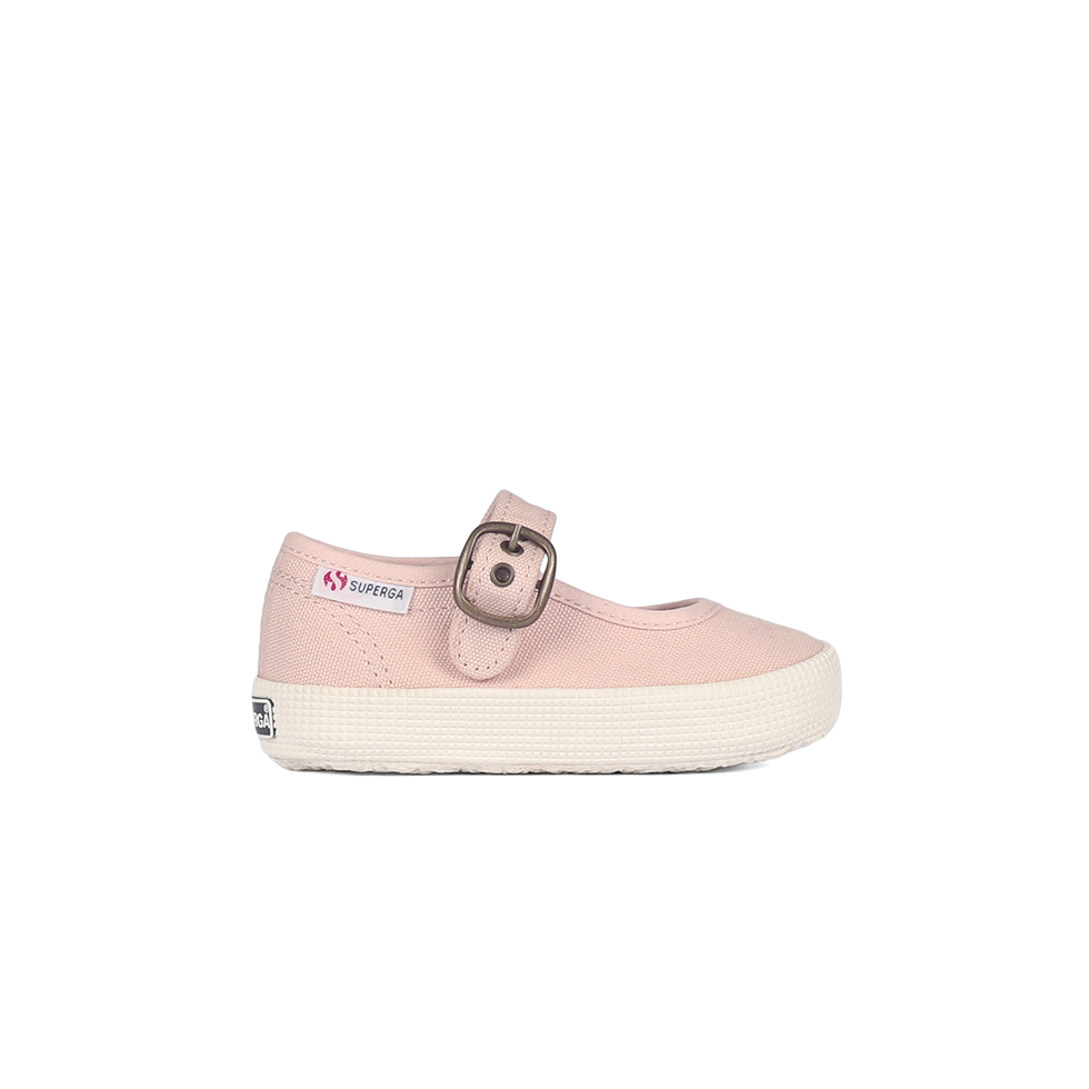 Superga 2452 Junior Mary Jane Pink Skin Full Avorio