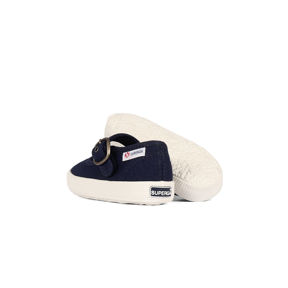 Superga 2452 Junior Mary Jane Blue Navy Full Avorio