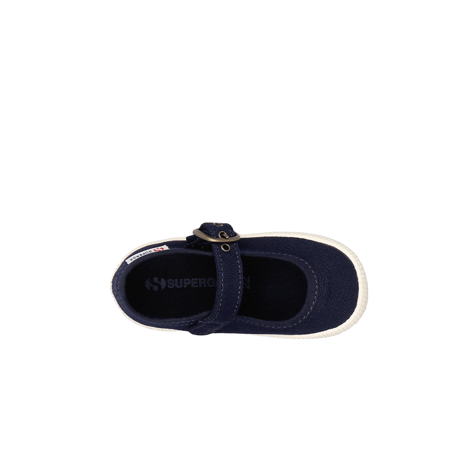 Superga 2452 Junior Mary Jane Blue Navy Full Avorio