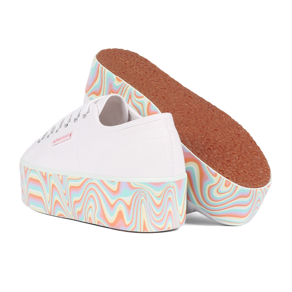 Superga 2790 Flatform Multicolor Liquify Sole