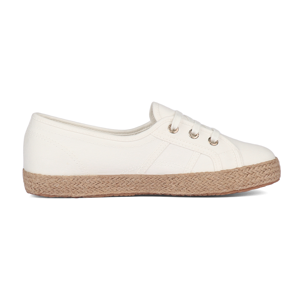 Superga 2345 Ballerina Espadrille Light Beige Gold