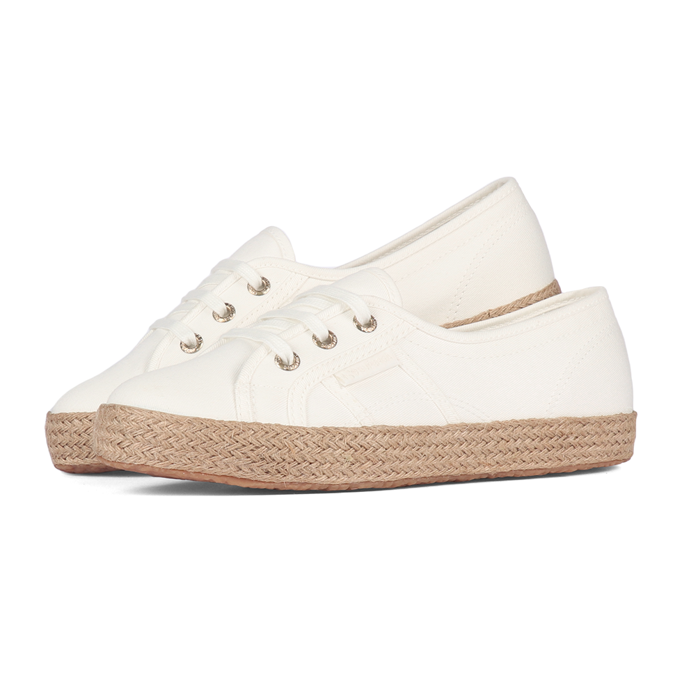 Superga 2345 Ballerina Espadrille Light Beige Gold