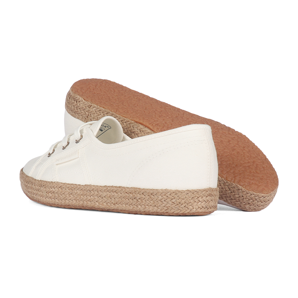 Superga 2345 Ballerina Espadrille Light Beige Gold