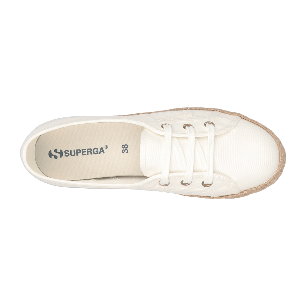 Superga 2345 Ballerina Espadrille Light Beige Gold