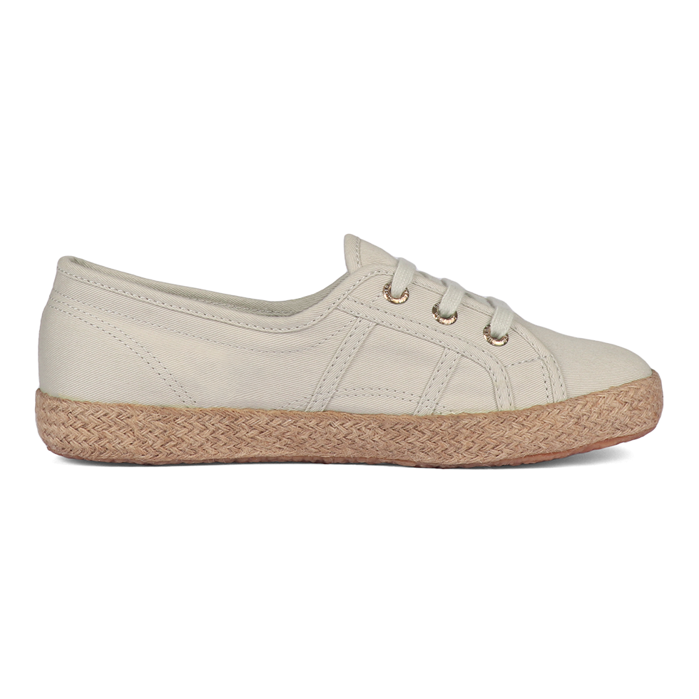 Superga 2345 Ballerina Espadrille Grey Sand Gold