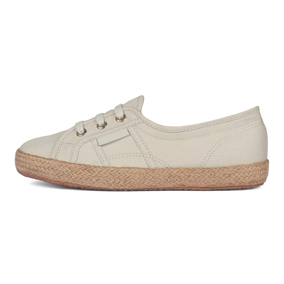 Superga 2345 Ballerina Espadrille Grey Sand Gold