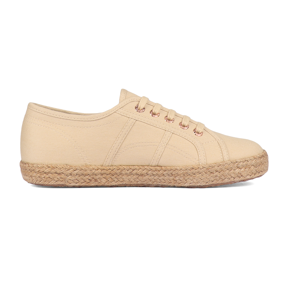 Superga 2750 Espadrille Beige Sand Rose Gold