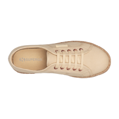 Superga 2750 Espadrille Beige Sand Rose Gold