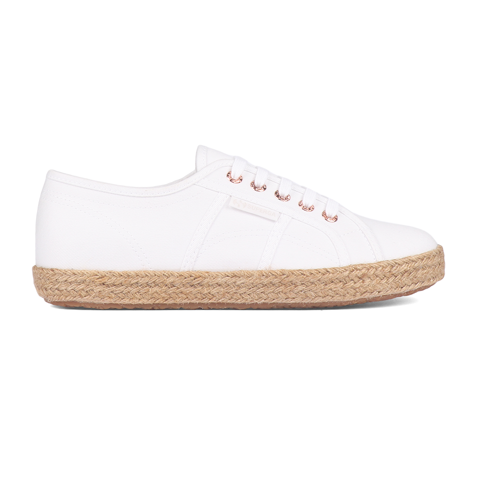 Superga 2750 Espadrille White Rose Gold