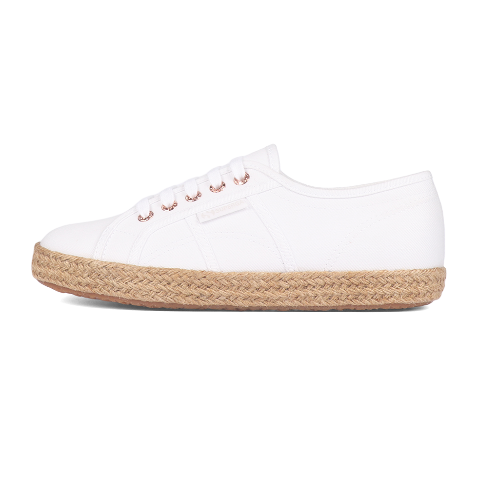 Superga 2750 Espadrille White Rose Gold