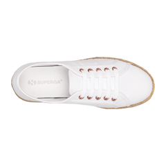 Superga 2750 Espadrille White Rose Gold